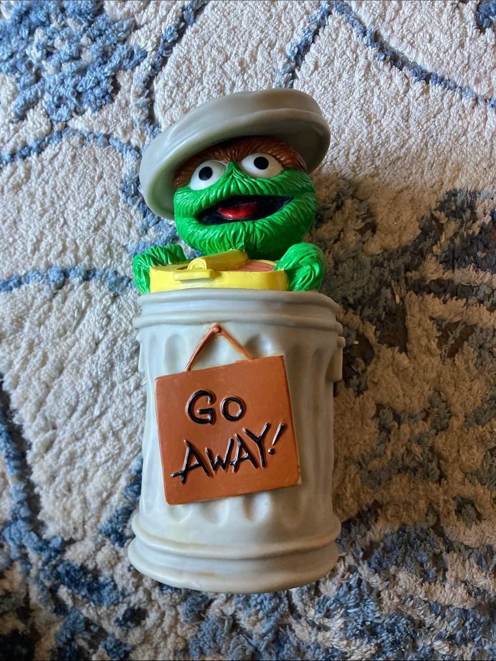 Vintage Oscar the Grouch piggy bank